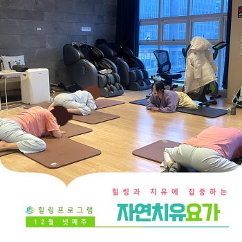 [자연치유요가] 힐링과 치유에 집중하는 시간, 자연치유요가