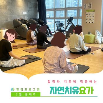 [자연치유요가] 힐링과 치유에 집중하는 시간, 자연치유요가