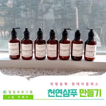 [천연샴푸 만들기] 취향 듬뿍 원데이 클래스! 천연샴푸 만들기