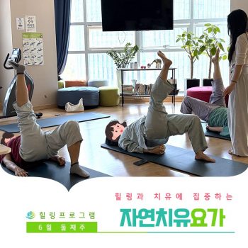 [자연치유요가] 힐링과 치유에 집중하는 시간, 자연치유요가