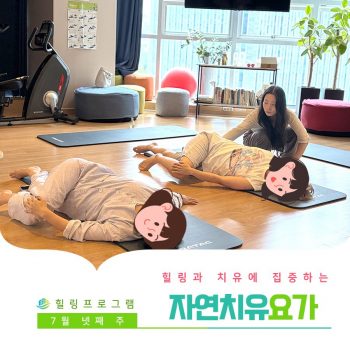 [자연치유요가] 힐링과 치유에 집중하는 시간, 자연치유요가