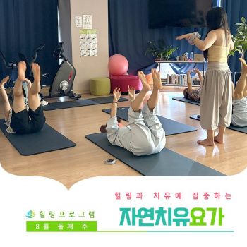 [자연치유요가] 힐링과 치유에 집중하는 시간, 자연치유요가
