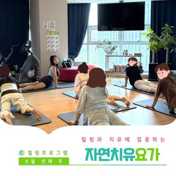 [자연치유요가] 힐링과 치유에 집중하는 시간, 자연치유요가